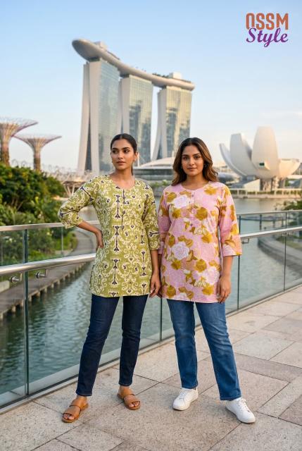 Ossm style 198 short top wholesale kurti manufacturers in india